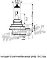 AUTOROVKA, H8 12V AUTOROVKY PEDN SVTLOMETY H8 - kliknte pro vt nhled