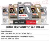 MOTOROV OLEJ  10W40  1L ,BENZN-DIESEL|A3/B3 Oleje - Lotos 10w40    - kliknte pro vt nhled