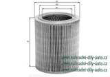 VZDUCHOV FILTR MANN-FILTER RENAULT SAFRANE II (B54_)  07/96-12/00 2.5 20V [07/96-12/00]kw121 - kliknte pro vt nhled