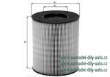 VZDUCHOV FILTR MANN-FILTER MCC SMART Cabrio 03/00-01/04 0.6 [03/00-01/04]kw40 - kliknte pro vt nhled