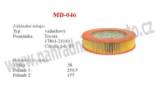 VZDUCHOV FILTR TOYOTA COROLLA (E11)  04/97-02/00 1.6   [TE71] [10/82-09/83]kw55 - kliknte pro vt nhled