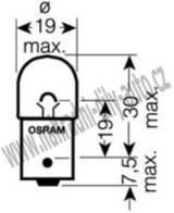 ROVKA R10W 12V BA15S  AUTOROVKY ZADN LAMPY-svtla R10W-obrysov - kliknte pro vt nhled