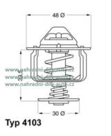 TERMOSTAT TOYOTA AVENSIS [97-]  2.0 TD (1975ccm/66kW/90HP) [09/97-02/03] - kliknte pro vt nhled