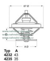 TERMOSTAT BMW  3 (E36) [90-98] 325 i (2494ccm/141kW/192HP) [09/90-09/95] - kliknte pro vt nhled