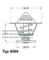 TERMOSTAT SEAT IBIZA II [93-99]  1.3 i (1272ccm/40kW/54HP) [03/93-08/99] - kliknte pro vt nhled