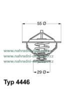 TERMOSTAT CITROEN BERLINGO [96-]  2.0 HDi 4x4 (1997ccm/66kW/90HP) [11/02-10/05] - kliknte pro vt nhled